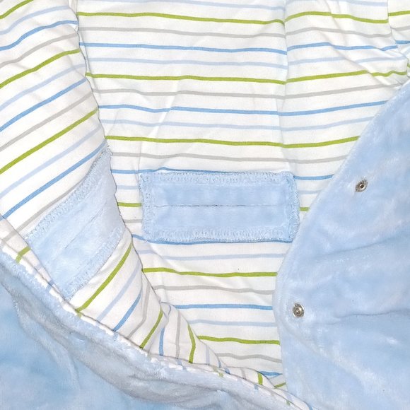 Baby boy's winter bunting/snow suit Carter's. Fits stroller/car seat. Sz 3-6 mos - Picture 5 of 9